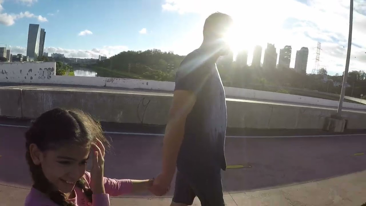 Passeio no parque Bruno Covas ponte laguna