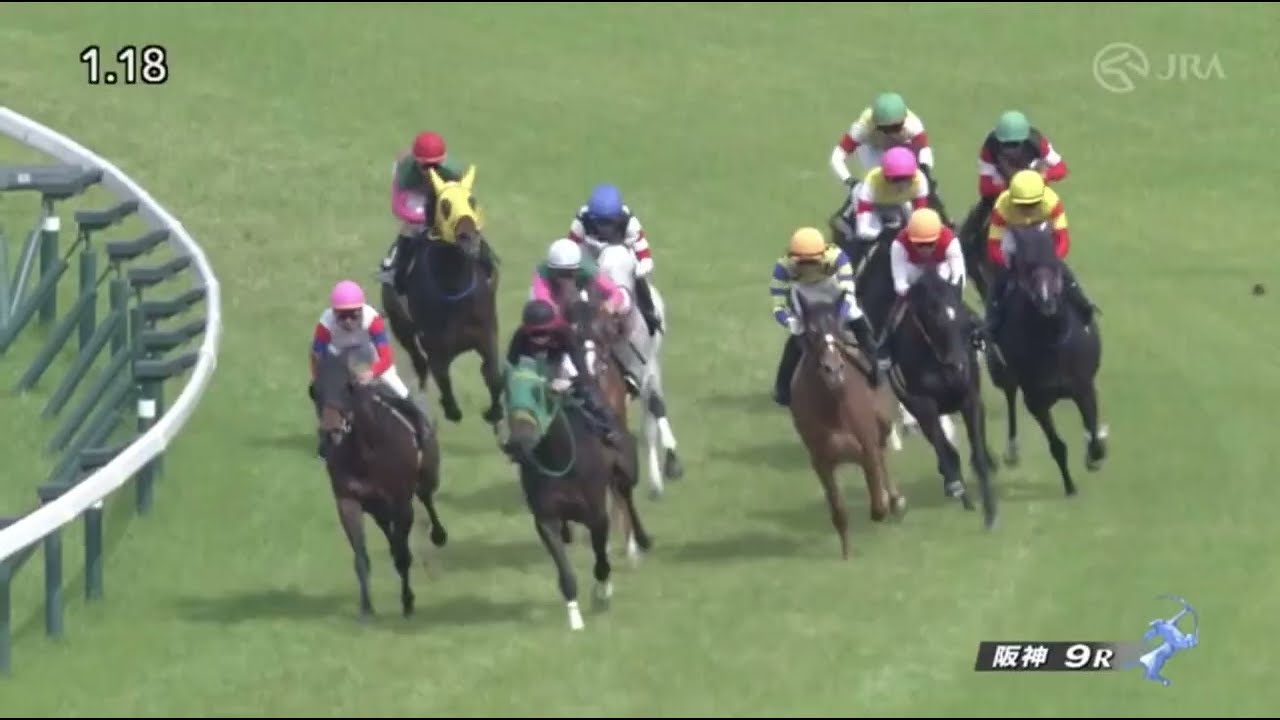 Shonan Addeybb (JPN) wins race 9 at Hanshin 04/13/2024