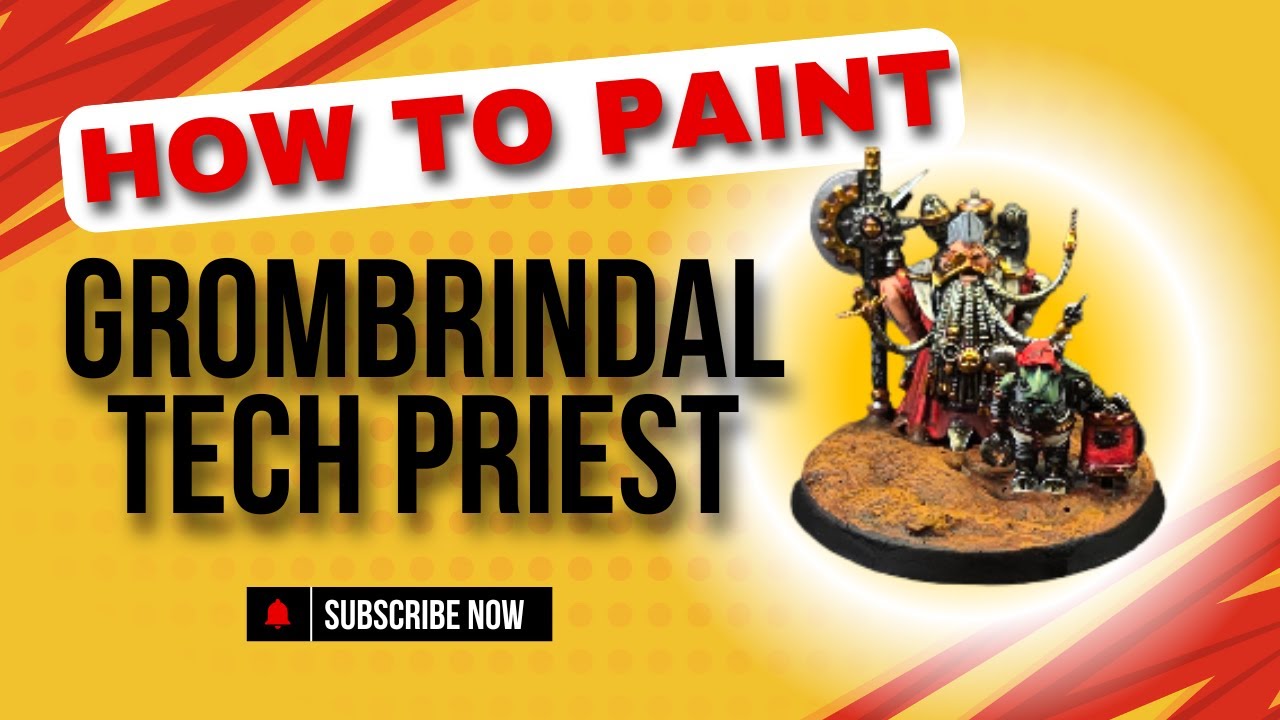 How to Paint Grombrindal Tech-Priest | White Dwarf Miniature Painting Tutorial