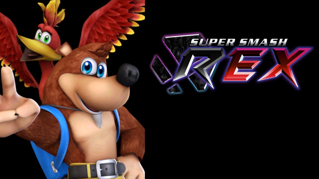 Демонстрация набора движений Banjo-Kazooie в Super Smash Rex 0