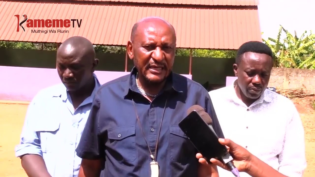 Uria wari mumbunge wa Mwea Peter Gitau kuuga ndaikitio ngono