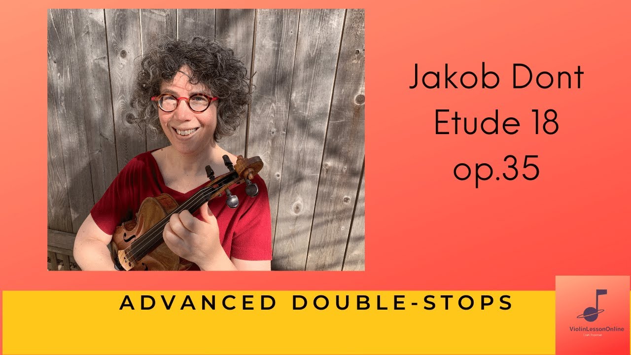 Jakob Dont Etude 18 op  35