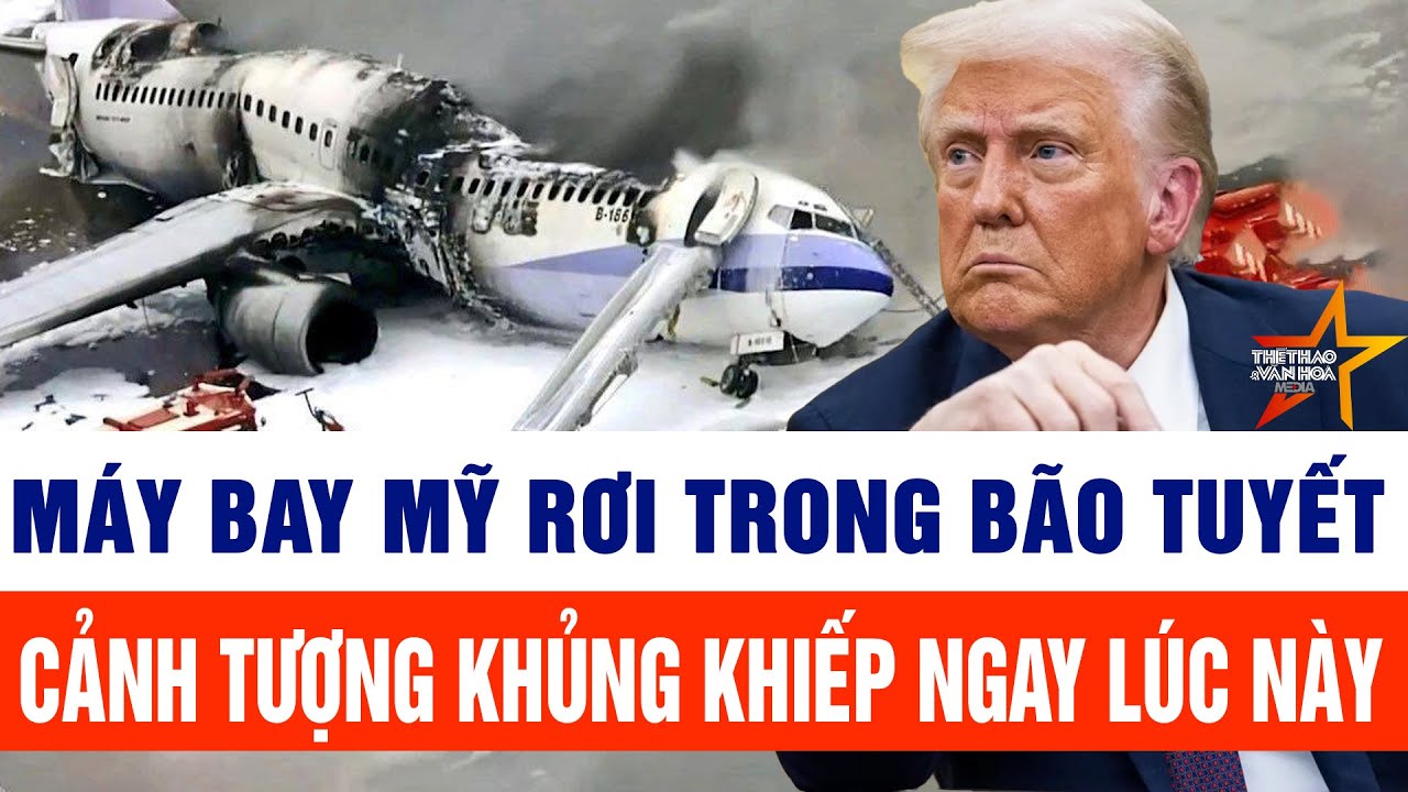 Máy bay Mỹ rơi trong bão tuyết, cảnh tượng khủng khiếp ngay lúc này