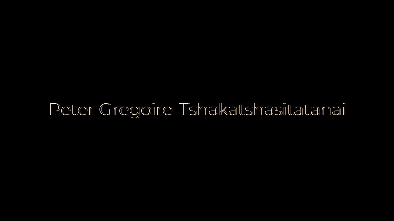 Peter Gregoire-Tshakatshasitatanai(cover)