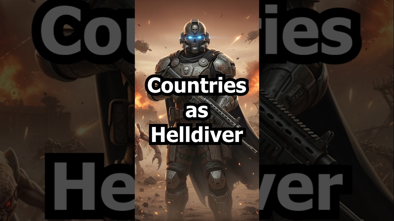 AI draw Countries As Helldiver #ai #helldivers #helldivers2