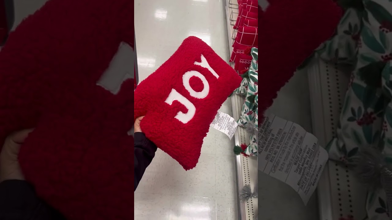 Get you cute pillows!!🎯🎄❤️ #shorts #christmasdecor #shortsvideo #target