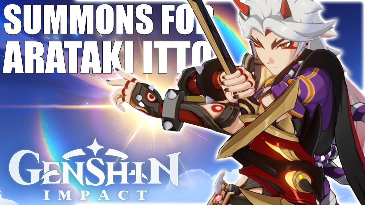 IT'S ITTO + REDHORN TIME! (Genshin Impact Summons)