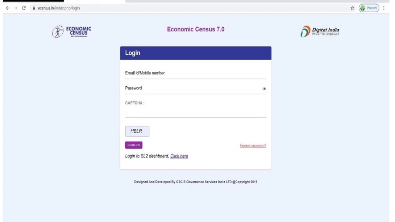 How To Login Economic Census