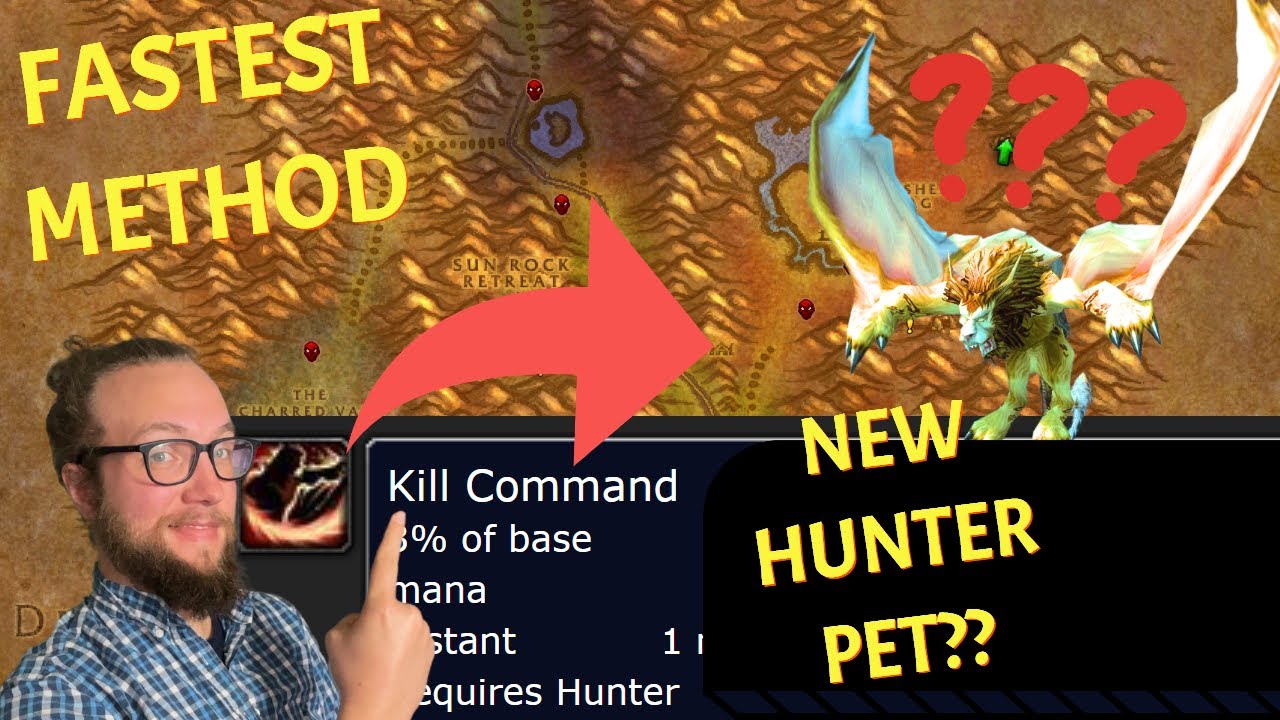 FASTEST way to get Kill Command and Wyvern Taming Rod for Hunters in Season of Discovery | WoW