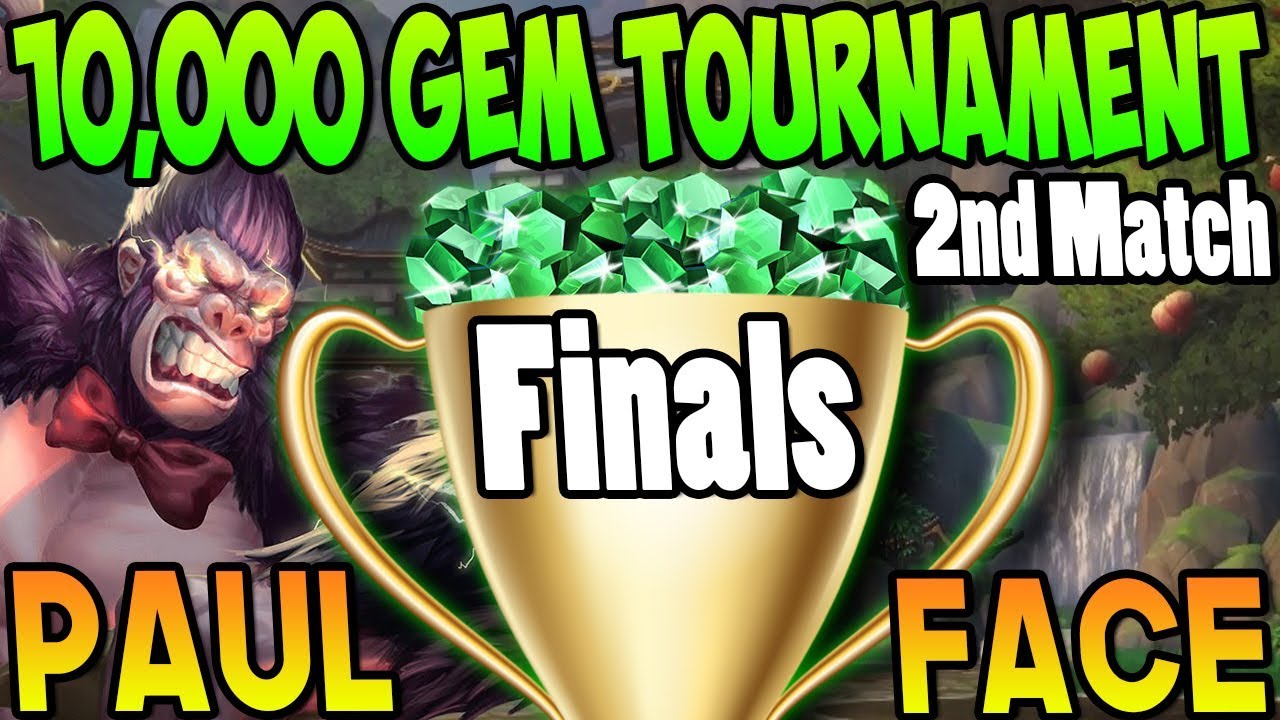 10,000 SMITE GEM DUEL TOURNAMENT FINALS - Paul vs Face | #2