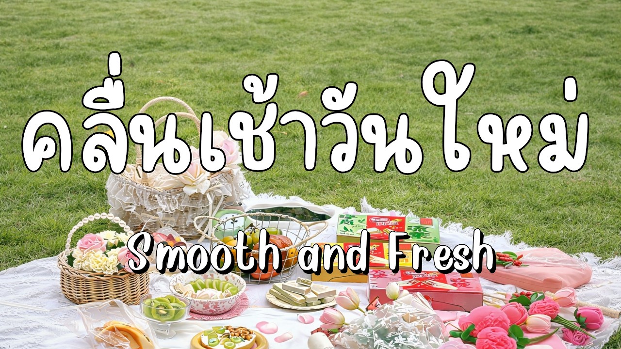 [Playlist] ✨🌸🌼  เพลงคลื่นเช้าวันใหม่ ฟังแล้วสดใส   Smooth and Fresh