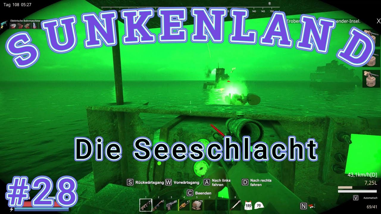 Sunkenland v0.7.08   tauchen im Kraftwerk und Schiffe versaenken