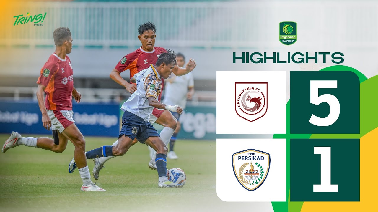Highlight Pegadaian Championship 2025-26 | Garudayaksa FC vs Persikad | Pekan 7