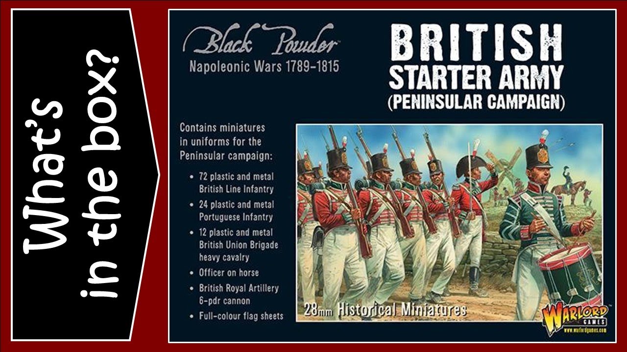 British Peninsular Starter Army Unboxing 28mm Napoleonics from Warlord & Black Powder