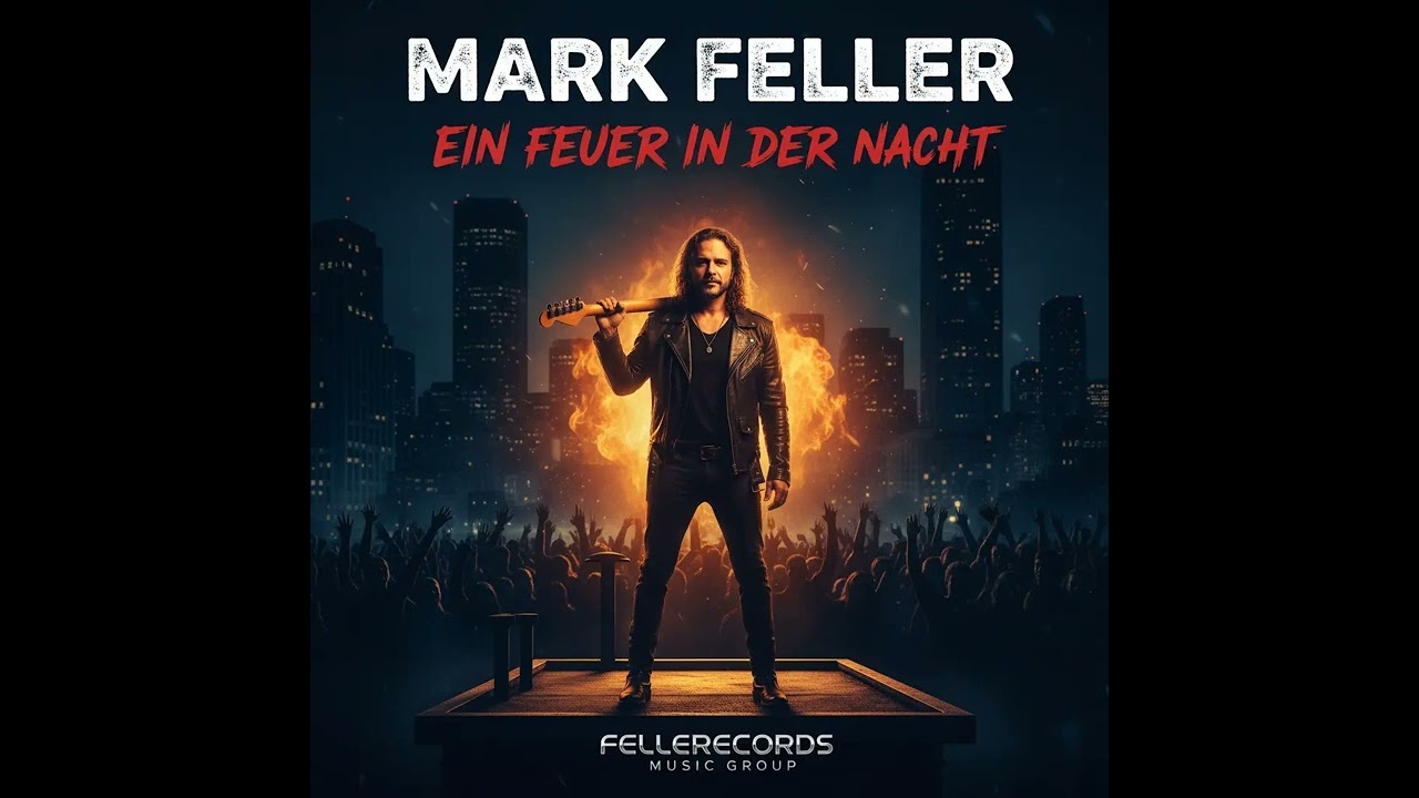 Ein Feuer in der Nacht