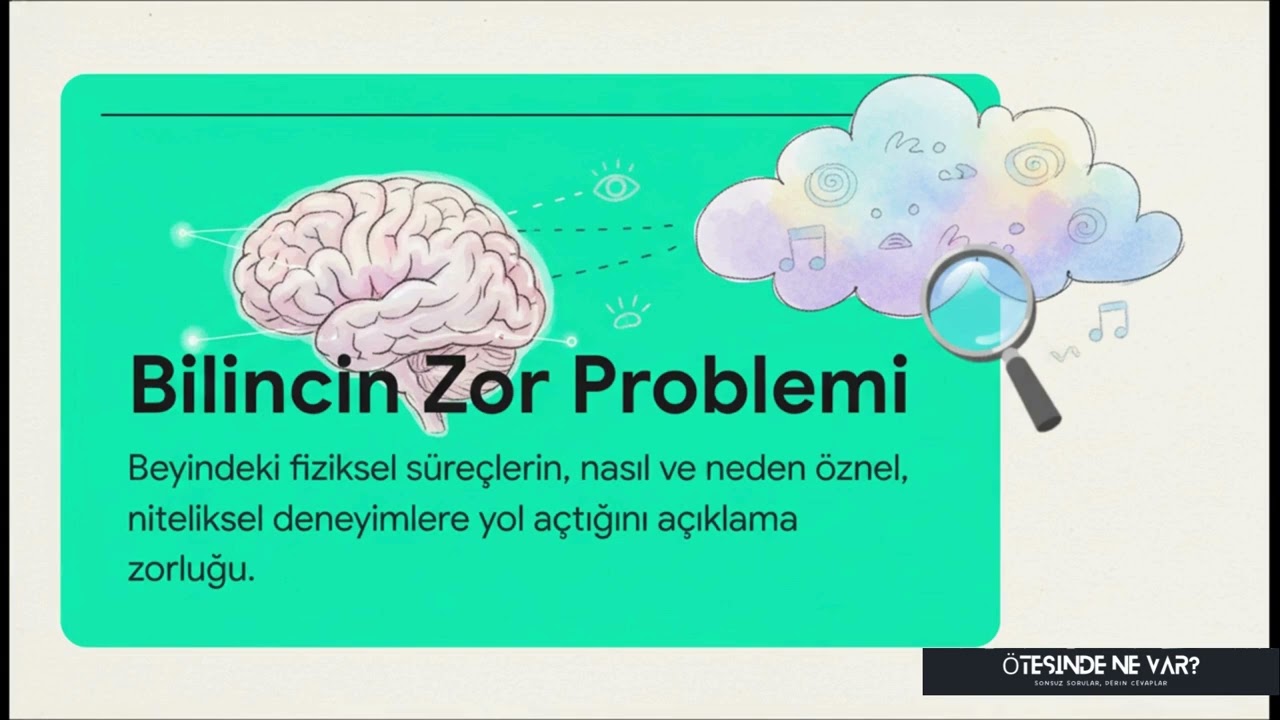 Bilin&ccedil; Nedir? Chalmers&rsquo;ın Zor Problemi ve Zihnin Sınırları