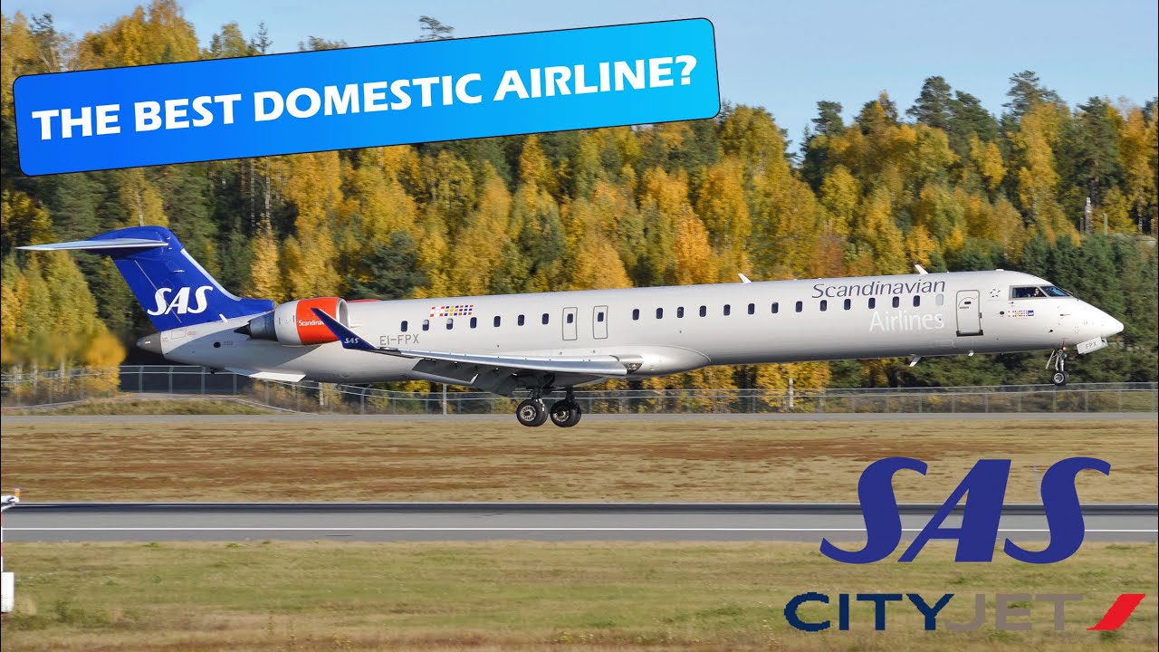 4K | TRIP REPORT | ECONOMY | SAS Bombardier CRJ-900 | SVG-BGO ✈