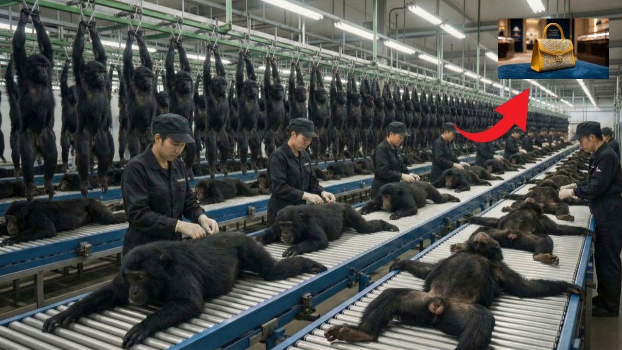Inside the Monkey Pattern Skin Factory: From Raw Texture to Luxury Women Premium Bags (Full Process)