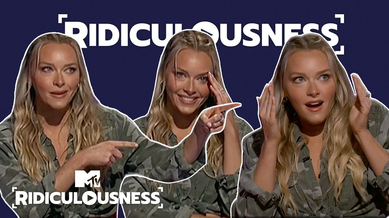 Camille Kostek Almost Wiped Out On The Ridiculousness Stage | Ridiculousness