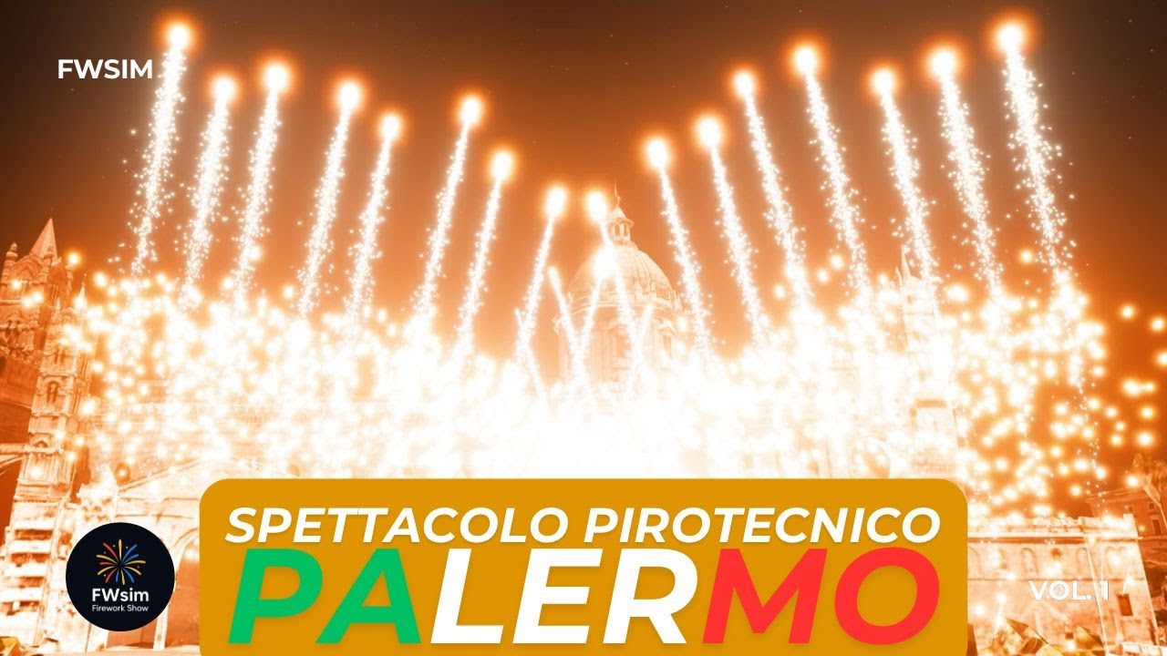 FWsim: Esplosione di Colori a Palermo 💣🌈 | Show Pirotecnico Virtuale