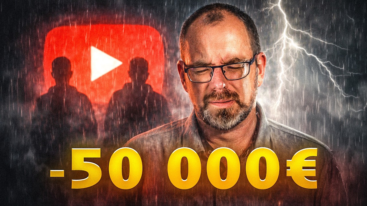 J'ai perdu 50 000 € sur YouTube l'an dernier (Je vous explique TOUT)