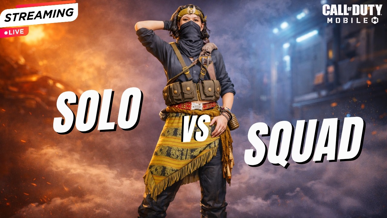 SOLO vs SQUAD😈 1v4 Clutches LIVE | Full Lobby Destroying🔥 #shorts #codm #codmobile