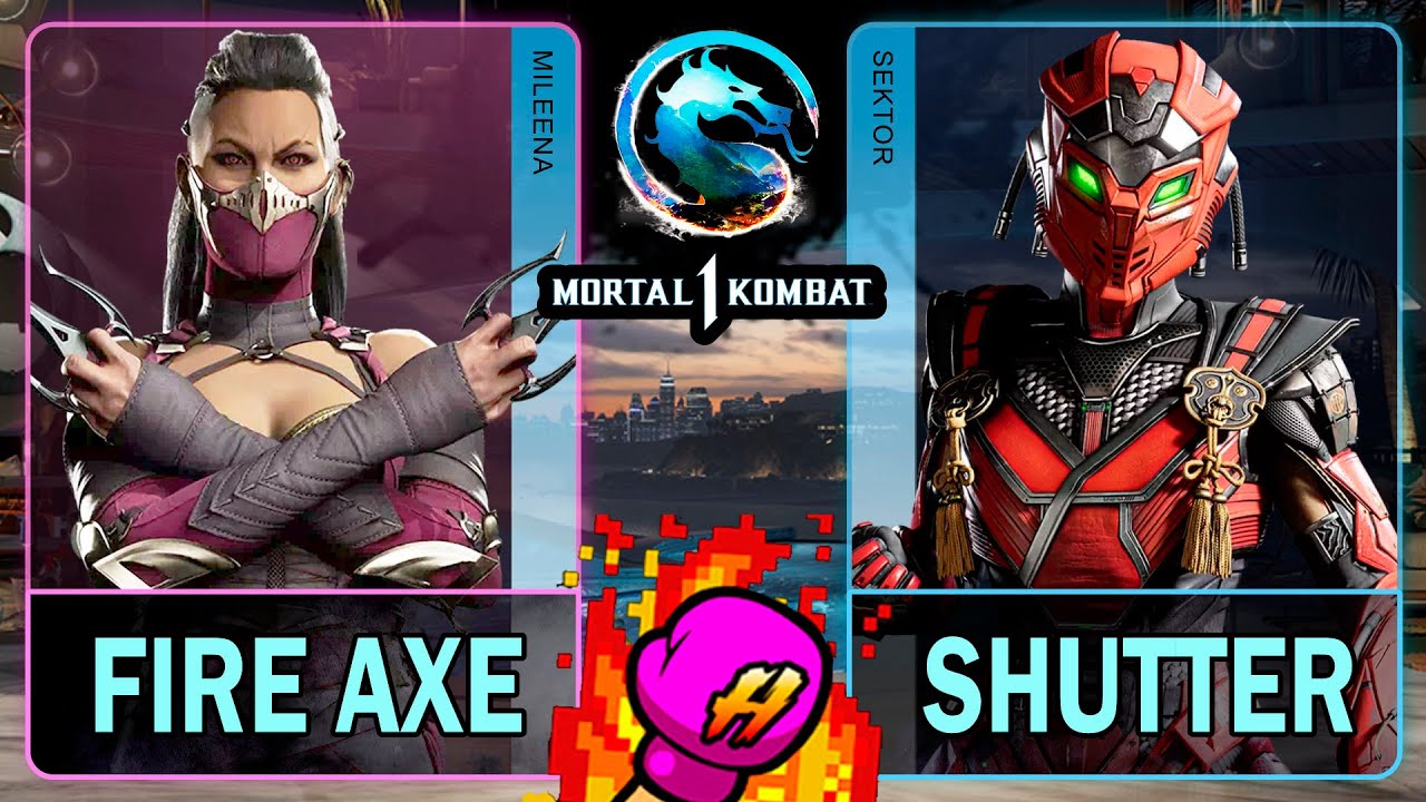 MK1 Fire Axe (MILEENA) VS Shutter (SEKTOR)🥊Mortal Kombat 1🥊4K 60ᶠᵖˢ