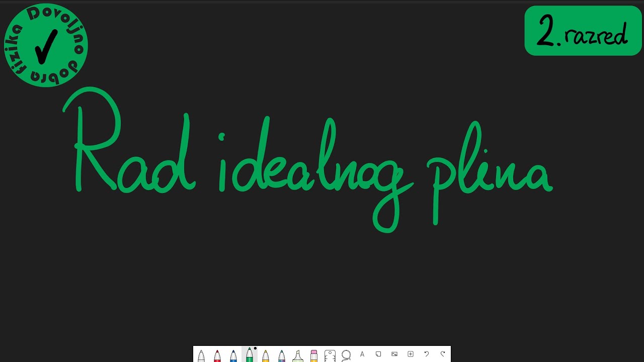 Rad idealnog plina