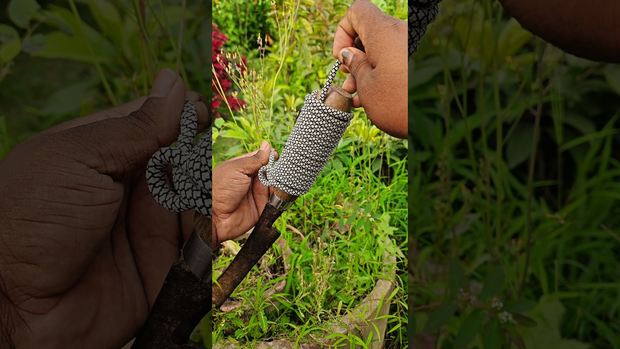 Satisfying Rope Handle Wrapping Skill ✅💡 #shorts #lifehacks #viral