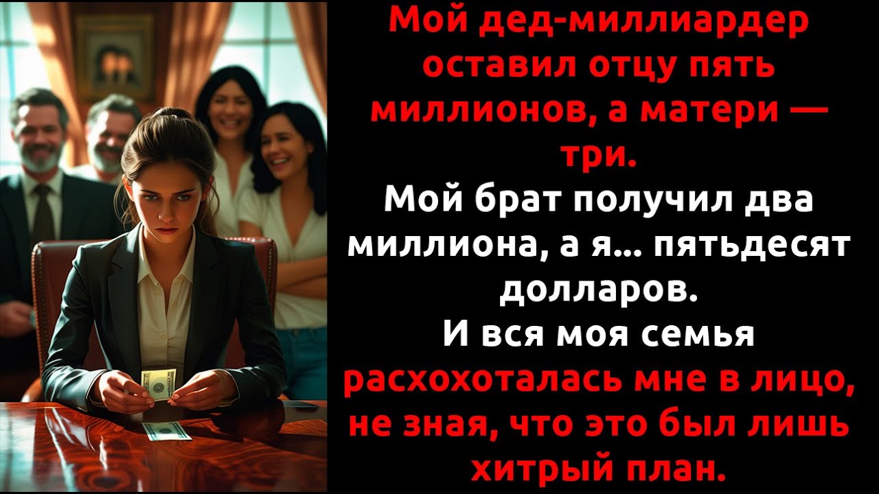 Мне оставили $50, а брату МИЛЛИОНЫ — я не знала, что это был ЛИШЬ КЛЮЧ и началом всего...