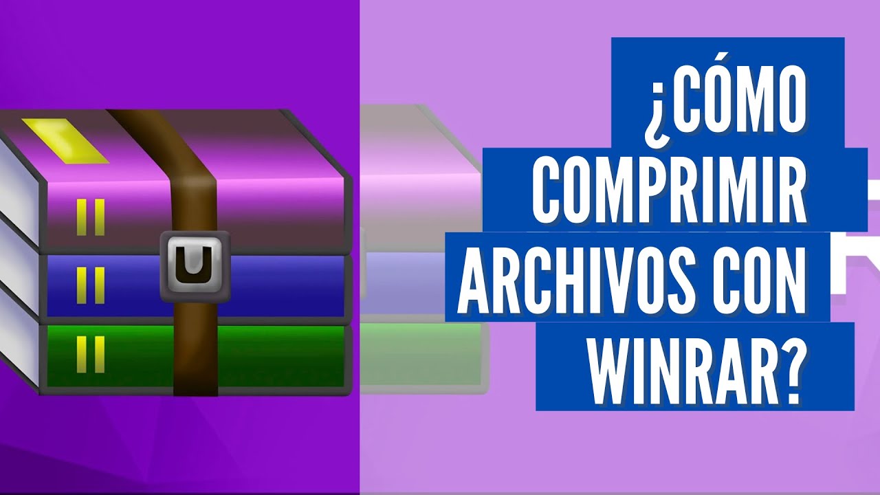 ¿sabes como comprimir archivos con WINRAR? te explico
