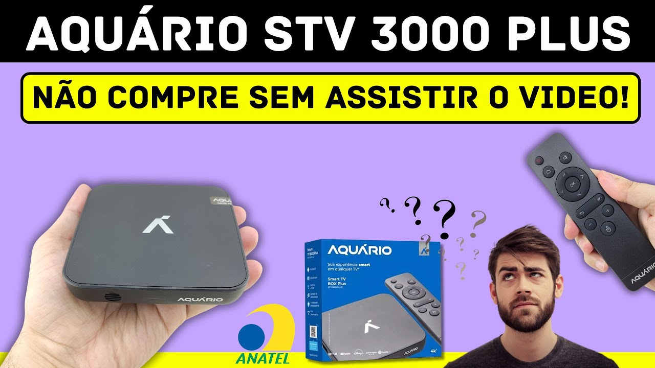 TV Box Aqu&aacute;rio STV 3000 Plus - N&Atilde;O COMPRE Antes de Ver Isso! Ser&aacute; Que Vale a Pena para Voc&ecirc;?