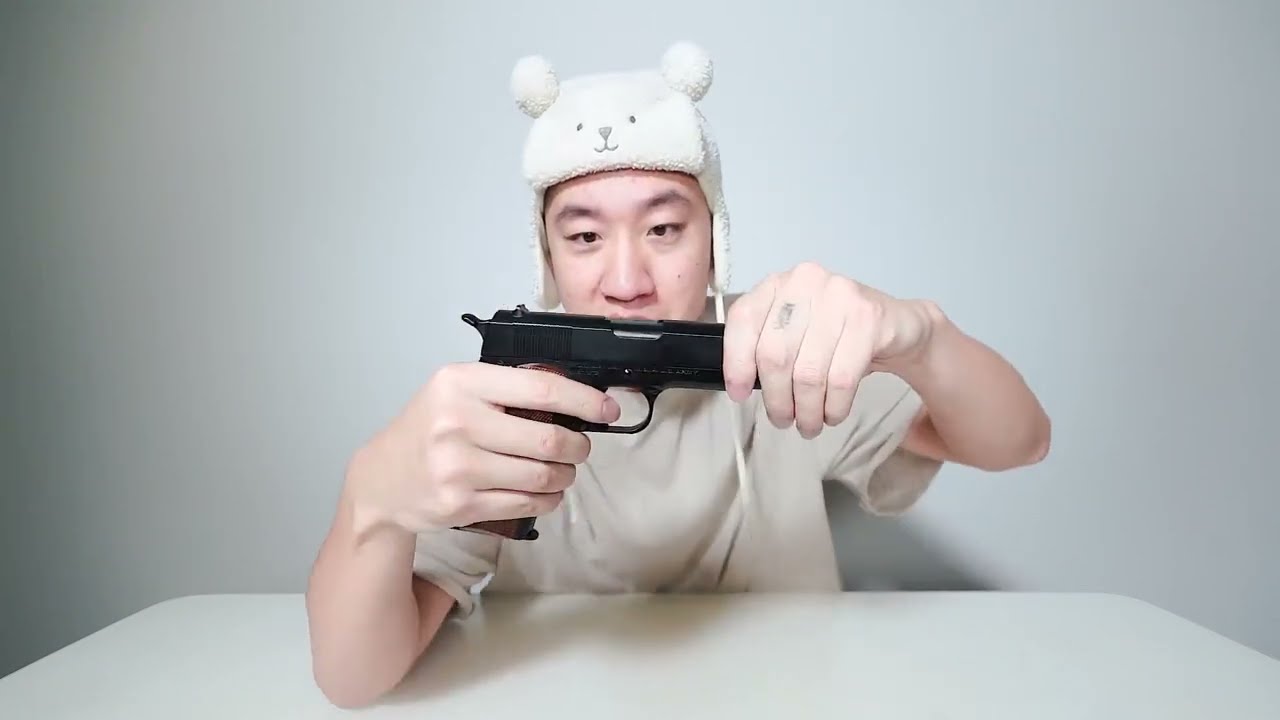 开箱手拉玩具1911，玩着究竟怎么样！【咽气诺】