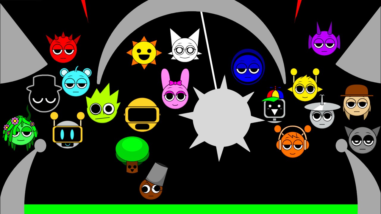Incredibox Sprunki Marble Race in Algodoo │ Race 32.