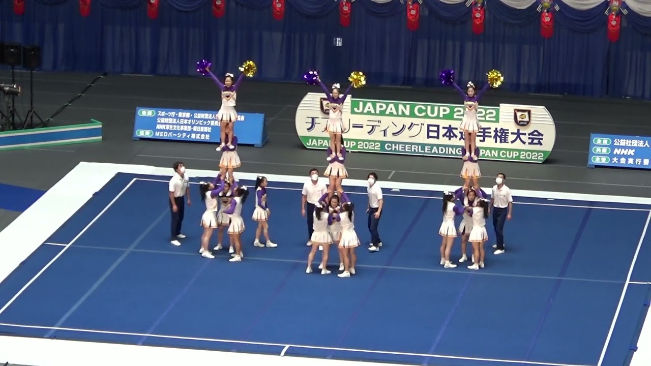 梅花高等学校 RAIDERS 準優勝 自由演技競技DIVISION１ 高等学校部門 JAPAN CUP 2022.8.27