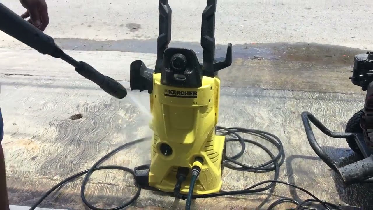 Reparación de Karcher K4 que no tiene presión y está intermitente