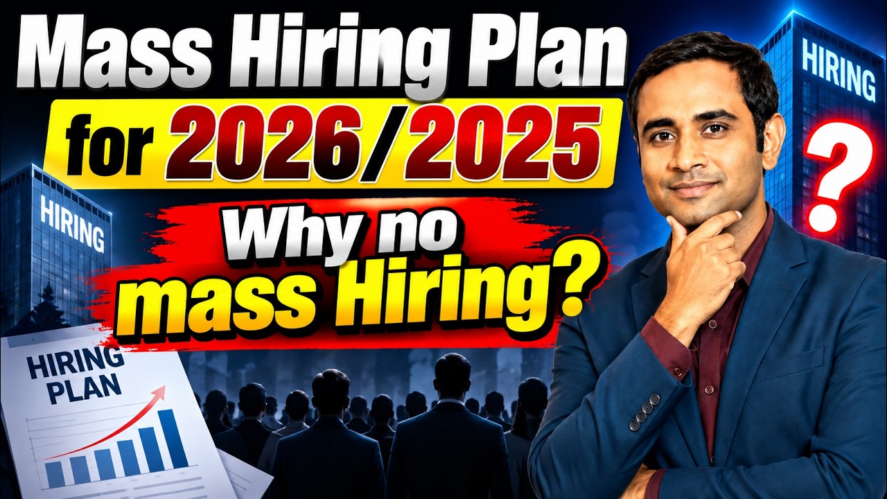 План массового найма на 2025/2026 годы: TCS, Infosys, Capgemini | Почему нет массового найма?