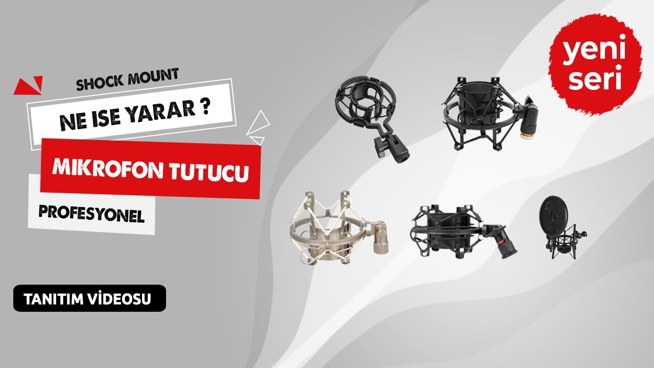 Profesyonel Mikrofon Tutucu Shock Mount Ne İşe Yarar? - Nasıl Takılır? (LastVoice Shock Mount)
