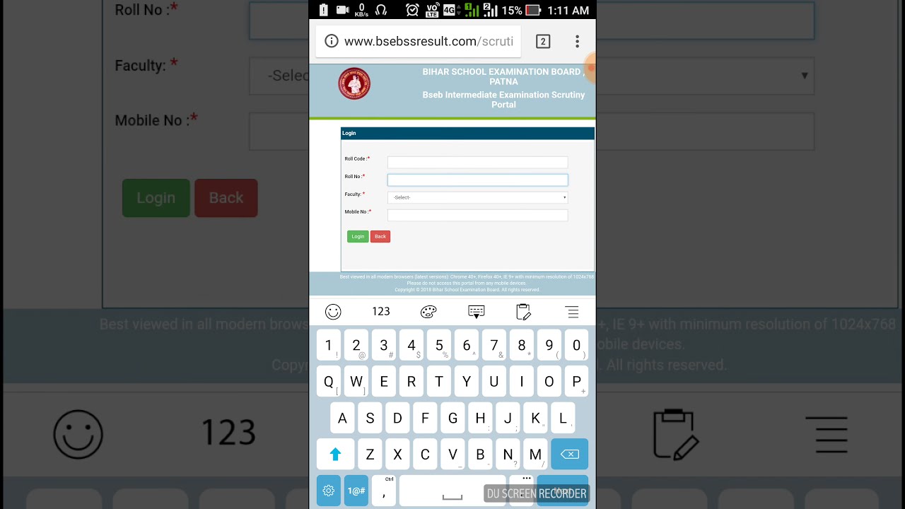 Bseb 12th SCRUTINY KA RESULT KESE V ANDROID DEVICE PAR DEKHE !!!