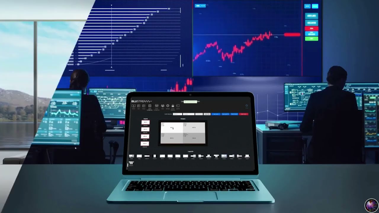 View 4 HDMI Sources on One Screen -Bluestream MV41