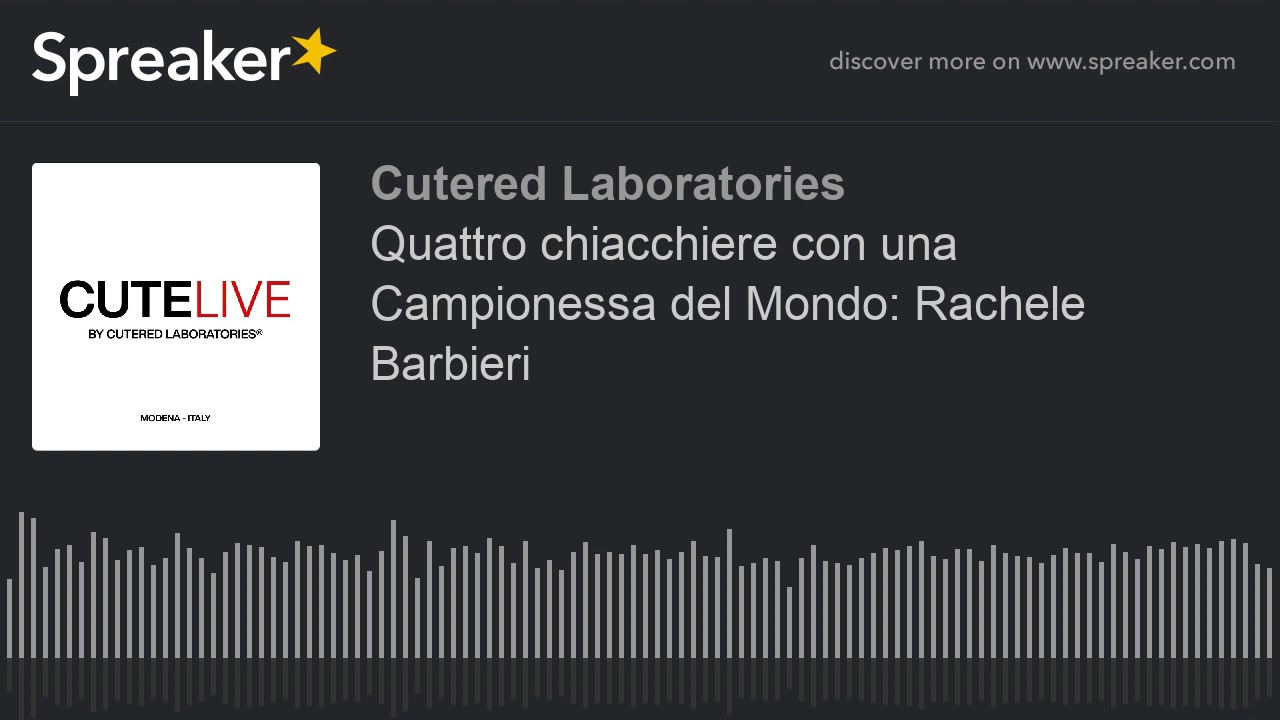 Quattro chiacchiere con una Campionessa del Mondo: Rachele Barbieri (parte 1 di 2, creato con Spreak