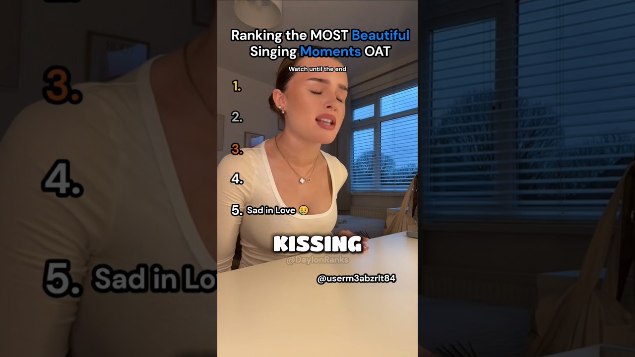 Ranking the MOST Beautiful Singing Moments OAT