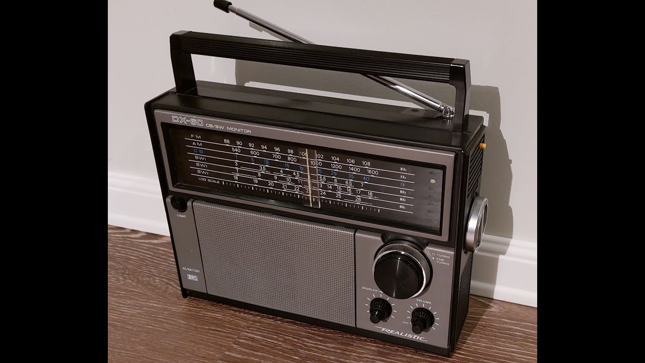 SOLD  it on ebay: RARE Realistic model DX-60 12-764 CB/SW MONITOR AM FM CB SW Dual Power Radio