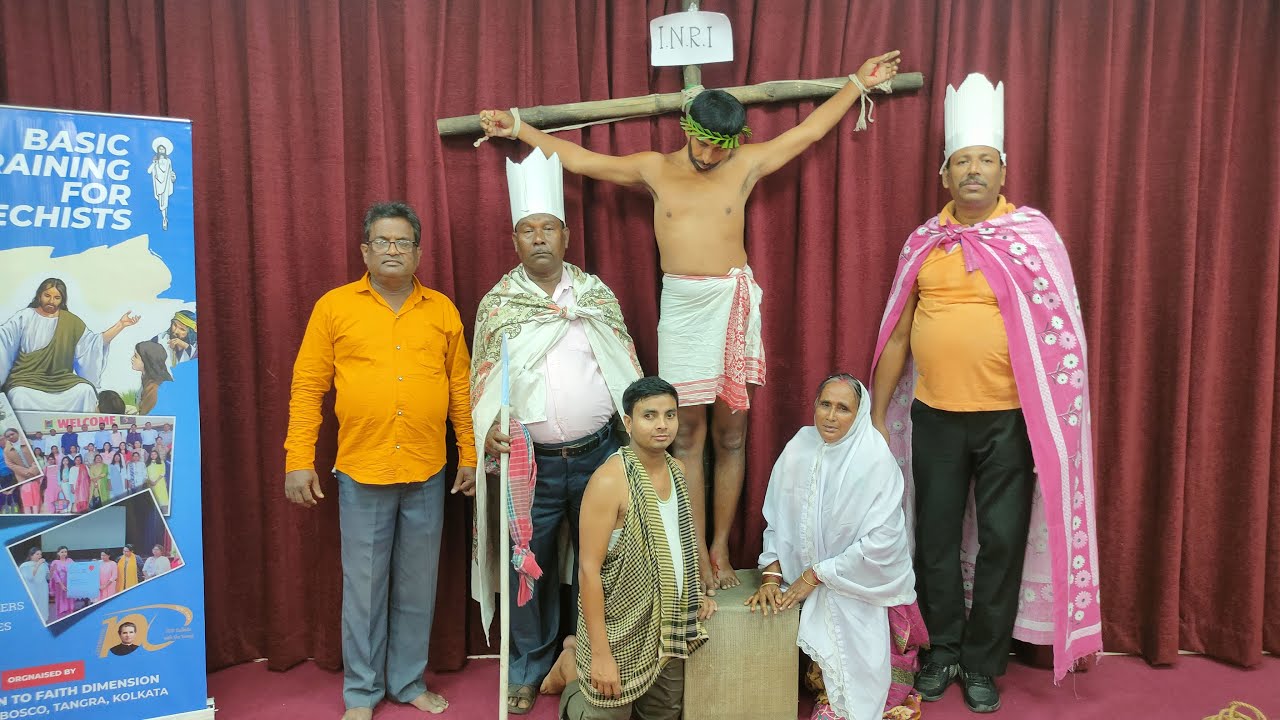 Bengali Skit on Jesus and Mary on Mt Calvary