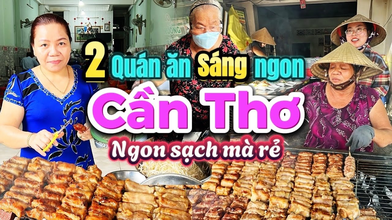 617. Cần Thơ - Quán ăn sáng ngon tại Cần Thơ chỉ người dân địa phương mới biết quán Dì Út, cây Sung