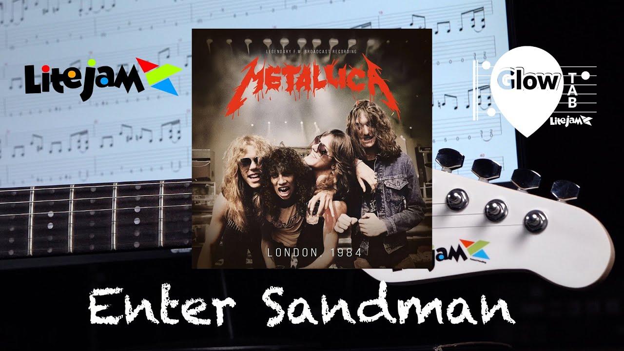 GlowTab EP.10 : Enter Sandman - metallica| Litejam LED Guitar Tab
