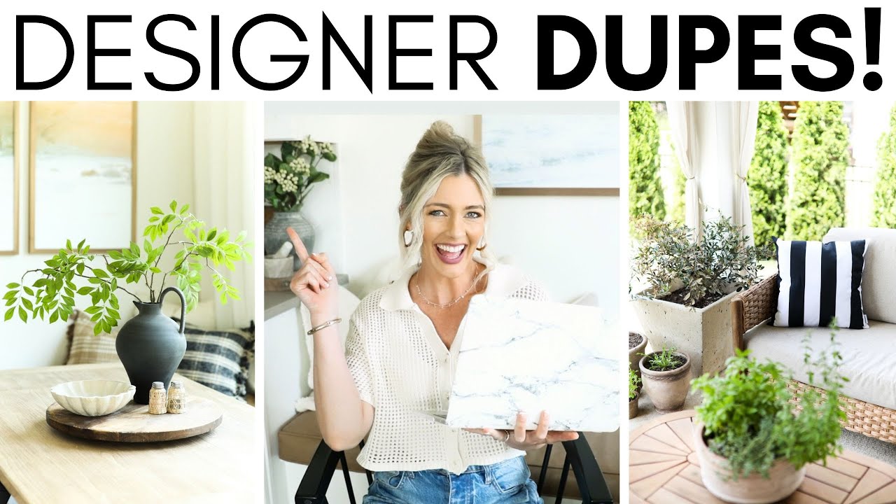 HOME DECOR DUPES || HOME DECORATING TIPS & IDEAS || HIGH-END LOOK FOR LESS