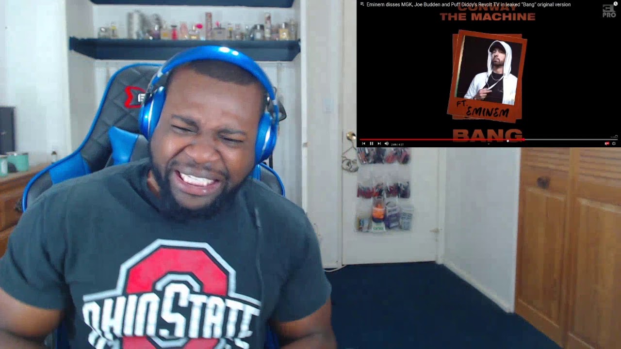 Leaked Eminem & Conway “Bang” Original Version (Joe Budden And MGK Diss) Reaction