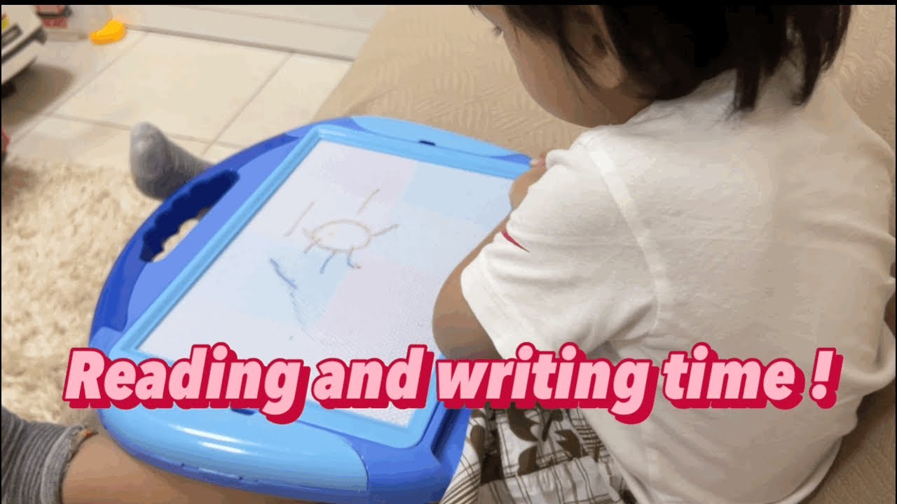 Our 2yrs old is reading and writing | Reading time | writing time | JustdManila