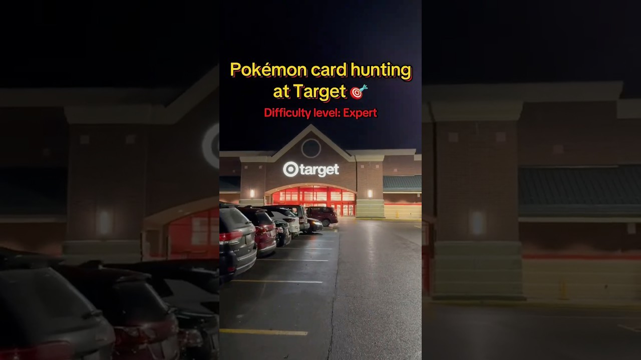 Pok&eacute;mon k&aacute;rtyavad&aacute;szat a Targetben! 🎯 M&aacute;snak is &iacute;gy n&eacute;znek ki a polcai folyton? #pokemon #tcg